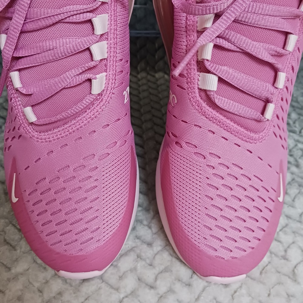 Nike Air Max 270 Magic Flamingo Pink Foam GS Sneakers Shoes Size 6Y Women's 7.5 - Picture 7 of 16